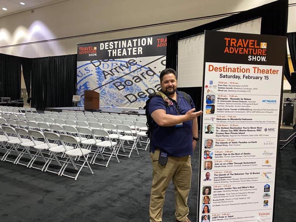 ZANJAN FROMER GUEST SPEAKER AT LA TRAVEL AND ADVENTURE SHOW 2020