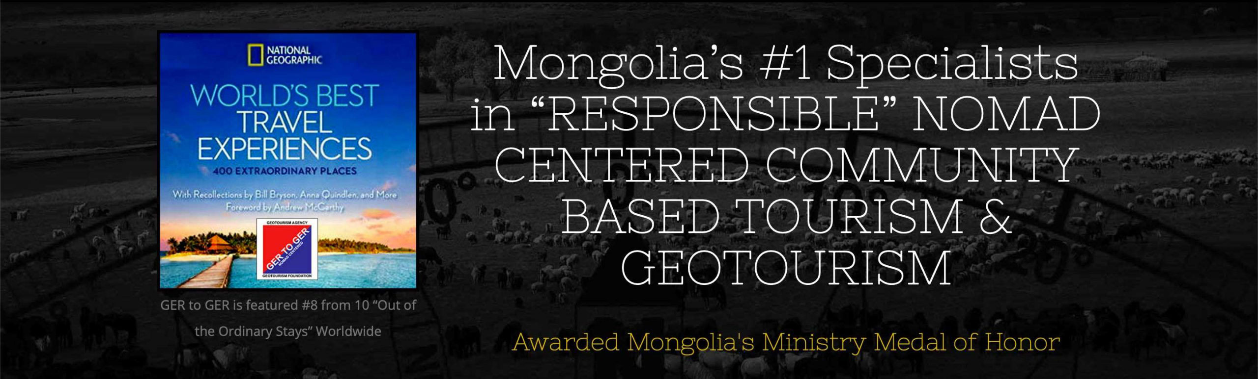 GER to GER GEOtourism Mongolia